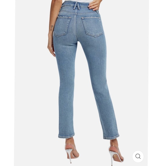 LAST 1!๐๐ปโโ๏ธ๐คฏ Good American Good Legs Straight Sz 2 / 26 - Picture 2 of 3